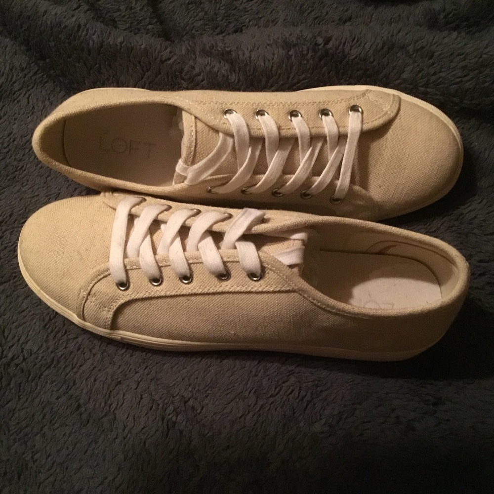 LOFT brand canvas shoes, Size 10